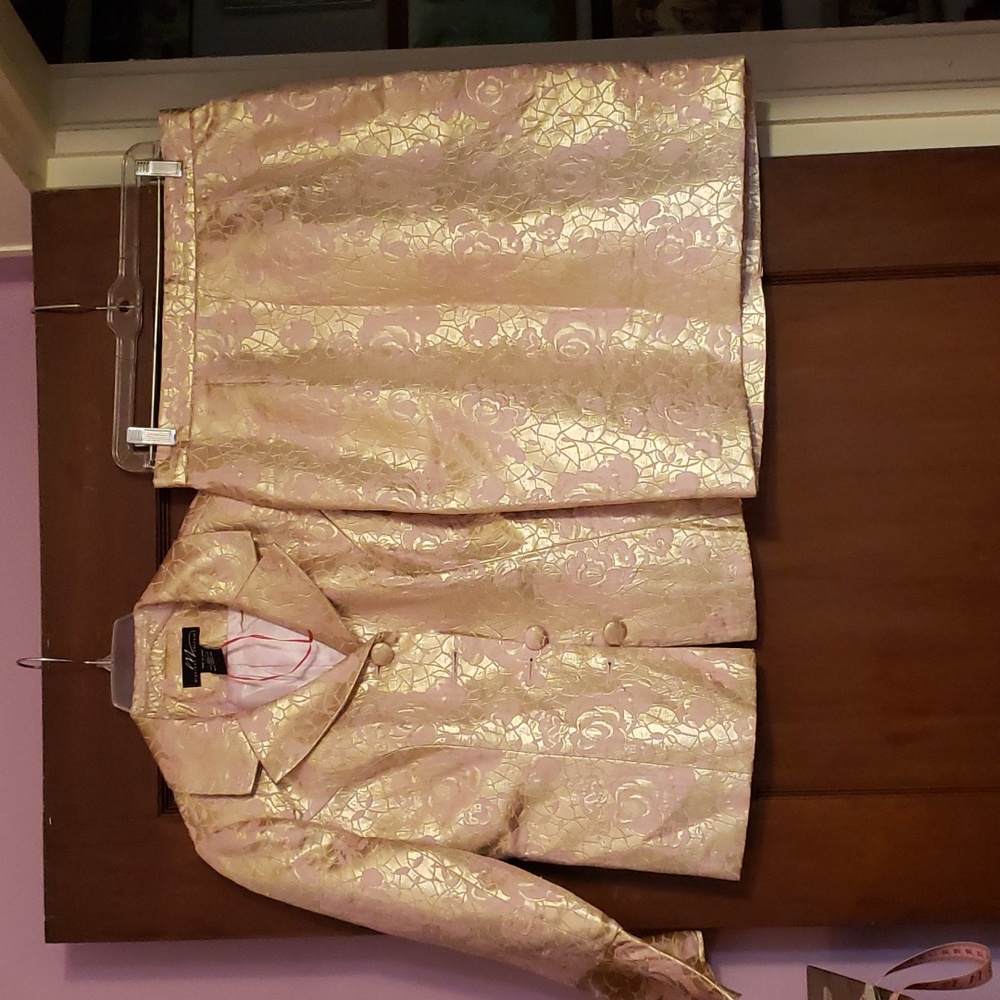 Ladies brocade suit